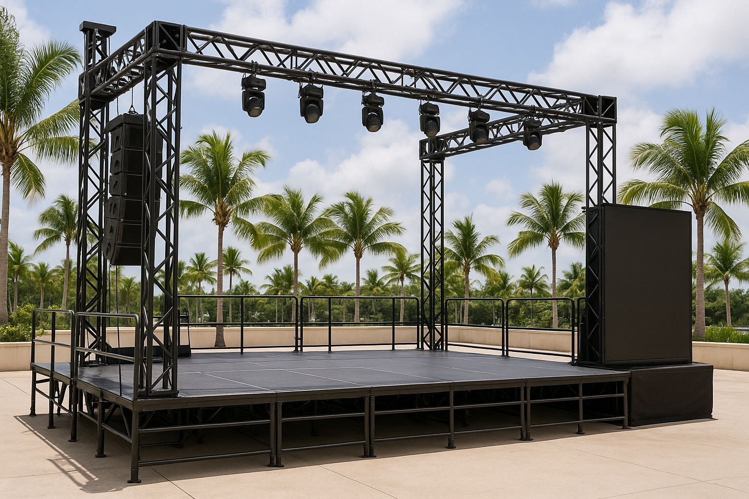 What to Check Before Renting a Stage in Miami