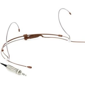 countryman h6 omnidirectional headset microphone standard sensitivity with ta4f connector for shure wireless tan
