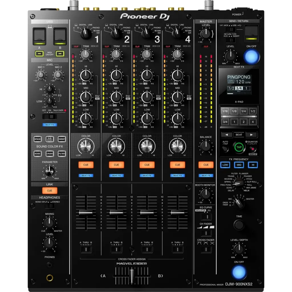 pioneer djm 900 nxs2 4 channel mixer